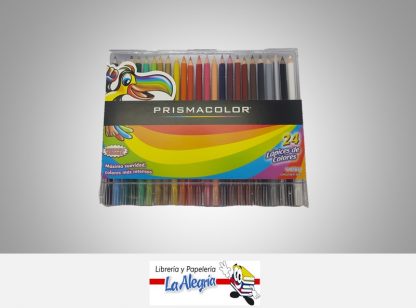 Lapices de colores 24 colores caja acrilica prismacolor