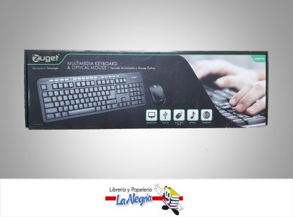 teclado alambrico mouse inalambrico 912 zuget